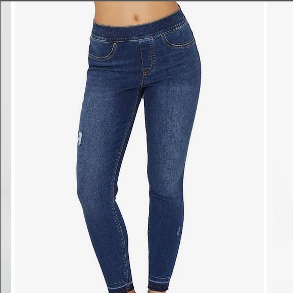 SPANX distressed stretchy skinny jeans - Picture 2 of 6